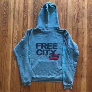 Free City Green Hoodie Sweatshirt